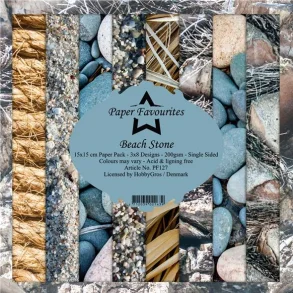 Paper Favourites Paper Pack 15x15 - PF127 - Beach Stone