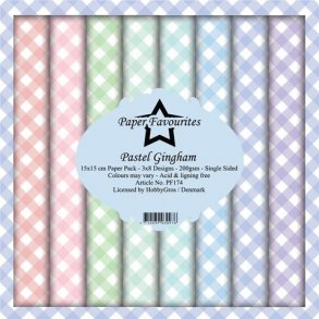 Paper Favourites Paper Pack 15x15 - PF174 - Gingham  