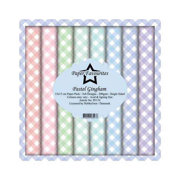 Paper Favourites Paper Pack 15x15 - PF174 - Gingham  