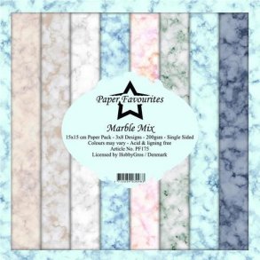 Paper Favourites Paper Pack 15x15 - PF175 - Marble Mix  