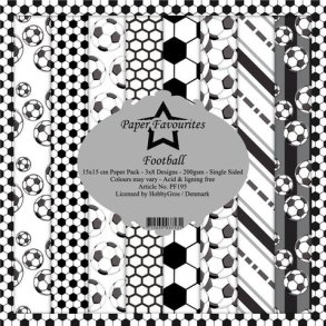 Paper Favourites Paper Pack 15x15 - PF195 - Football