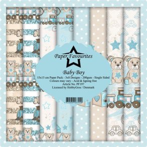 Paper Favourites Paper Pack 15x15 - PF197 - Baby Boy