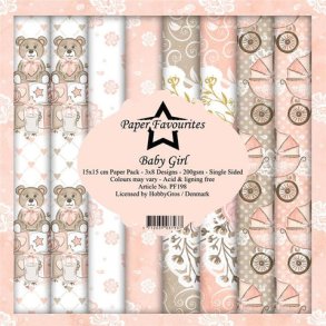 Paper Favourites Paper Pack 15x15 - PF198 - Baby Girl