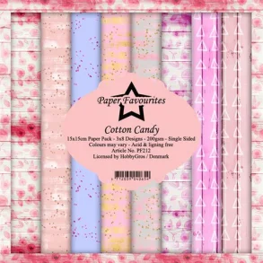 Paper Favourites Paper Pack 15x15 - PF212 - Cotton Candy 
