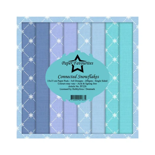 Paper Favourites Paper Pack "Connected Snowflakes" PF220