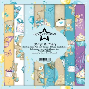 Paper Favourites Paper Pack  Happy Birthday PF226