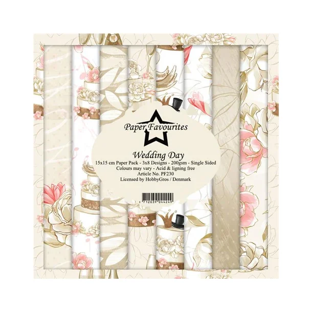 Paper Favourites Paper Pack 15x15 - PF230 Wedding Day