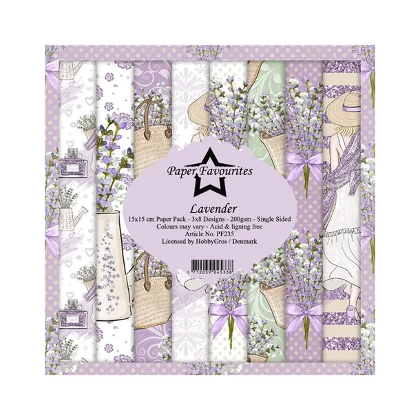 Paper Favourites Paper Pack 15x15 - PF235 -  Lavender