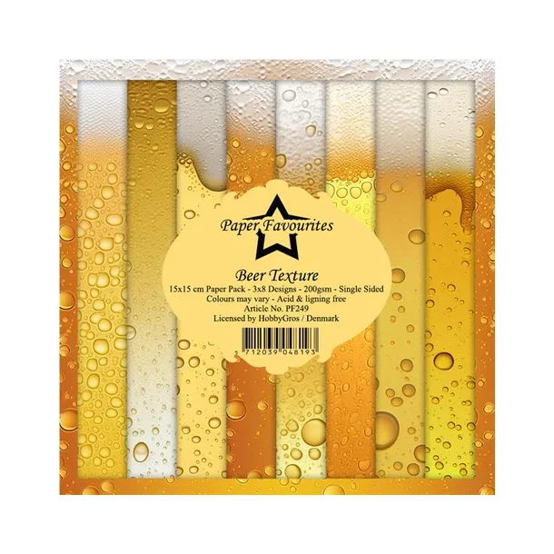 Paper Favourites Paper Pack "Beer Texture" PF249