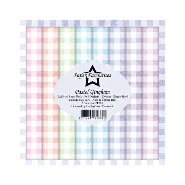 Paper Favourites Paper Pack "Pastel Gingham" PF250