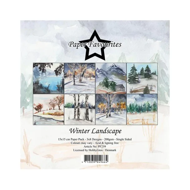 Paper Favourites Paper Pack "Winter Landscape" PF259