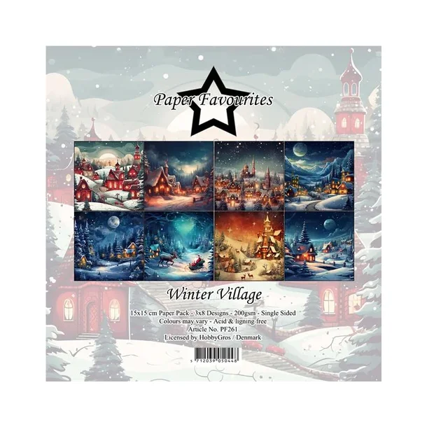 Paper Favourites Paper Pack "Winter Village" PF261 