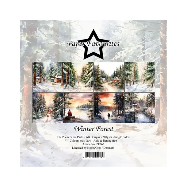 Paper Favourites Paper Pack "Winter Forest" PF263 