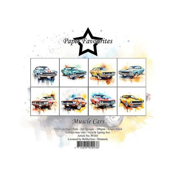 Paper Favourites Paper Pack "Muscle Cars" PF265 