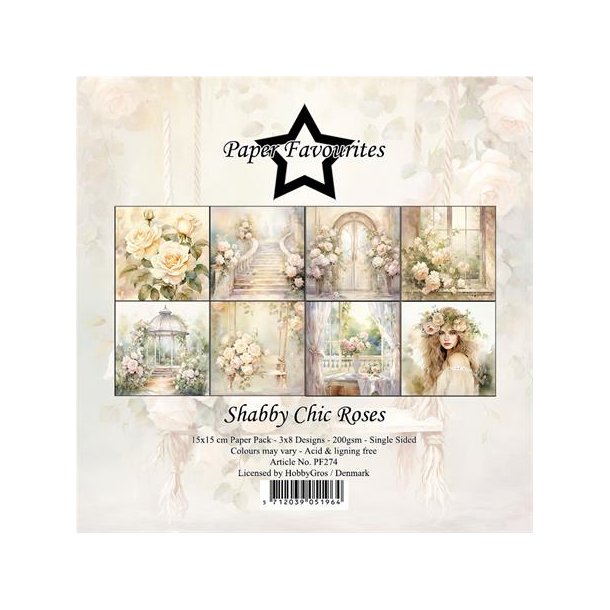 Paper Favourites Paper Pack "Shabby Chic Roses" PF274