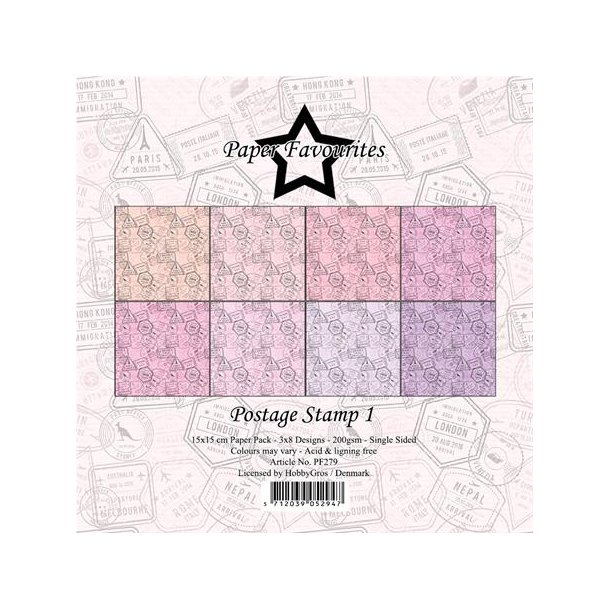 Paper Favourites Paper Pack "Postage Stamp 1" PF279