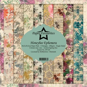 Paper Favourites Paper Pack 30x30 - PF328 - Honeybee Ephemera