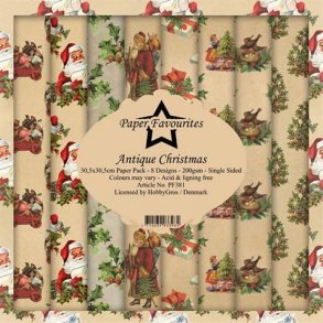 Paper Favourites Paper Pack 30x30 - PF381 - Antique Christmas