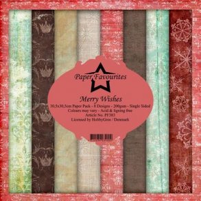 Paper Favourites Paper Pack 30x30 - PF383  - Merry Whishes