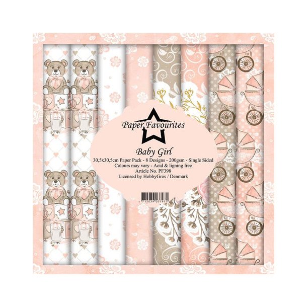 Paper Favourites Paper Pack 30x30 - PF398  - Baby Girl