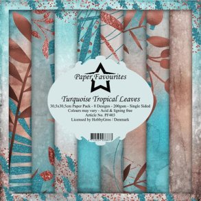 Paper Favourites Paper Pack 30x30 - PF403  - Tropical Leaves