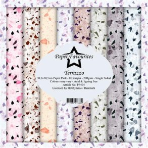 Paper Favourites Paper Pack 30x30 - PF404  - Terazzo