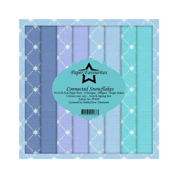 Paper Favourites Paper Pack "Connected Snowflakes" PF420