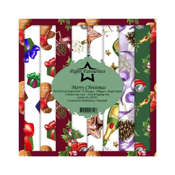 Paper Favourites Paper Pack "Merry Christmas" PF421