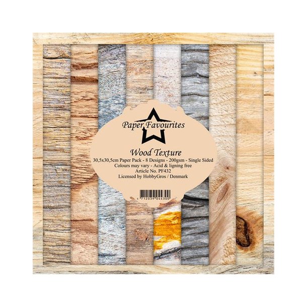 Paper Favourites Paper Pack Wood Texture PF432