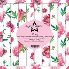 Paper Favourites Paper Pack  Peony PF437