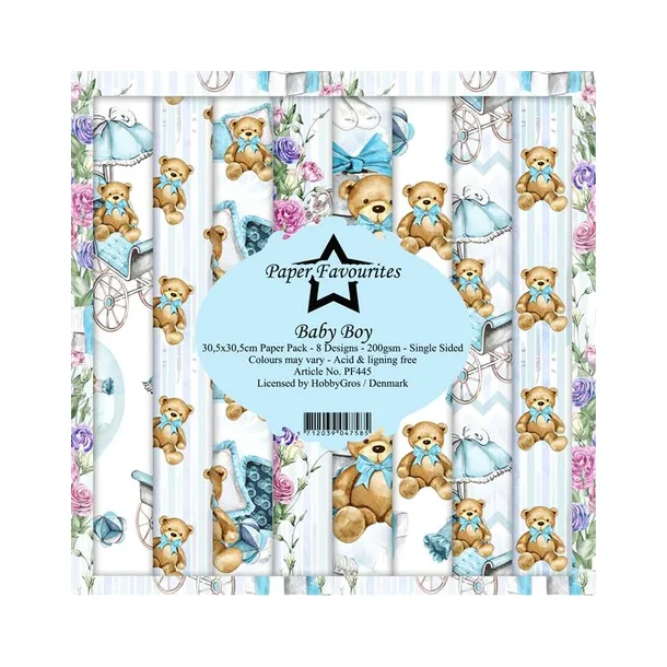 Paper Favourites Paper Pack Baby Boy   PF445