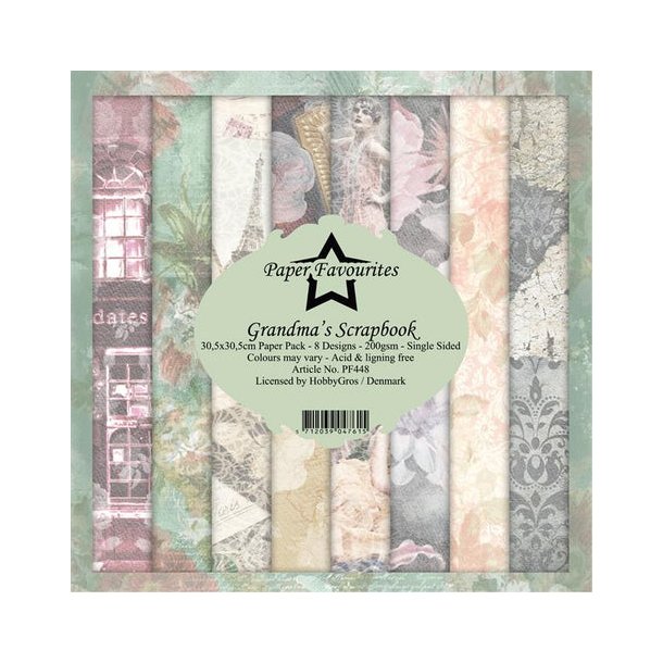 Paper Favourites Paper Pack Grandma' s Scrapbook  PF448