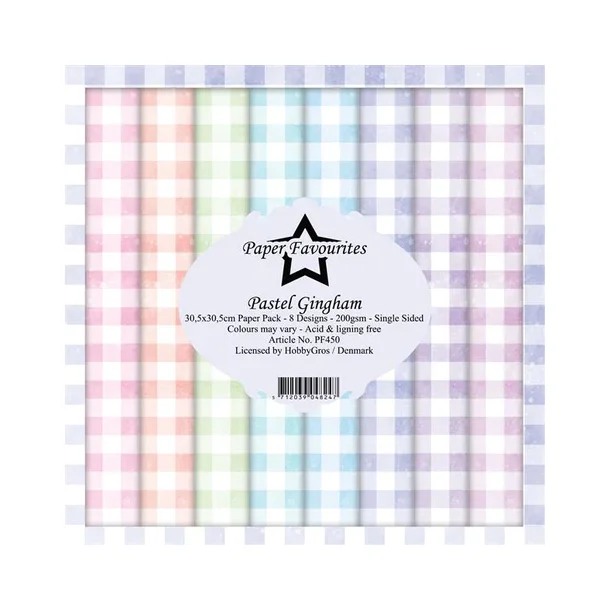 Paper Favourites Paper Pack "Pastel Gingham" PF450