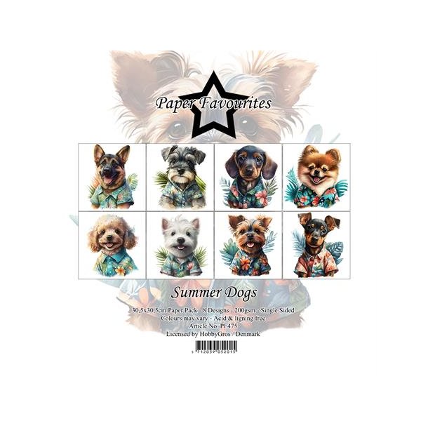 Paper Favourites Paper Pack "Summer Dogs" PF475