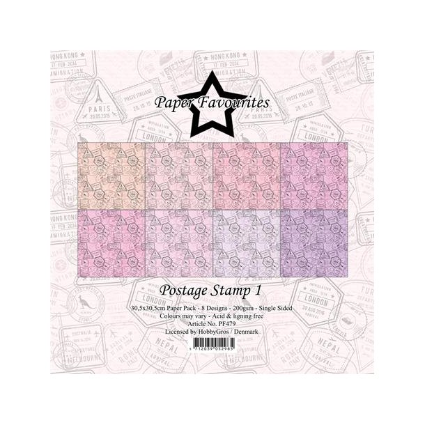 Paper Favourites Paper Pack "Postage Stamp 1" PF479