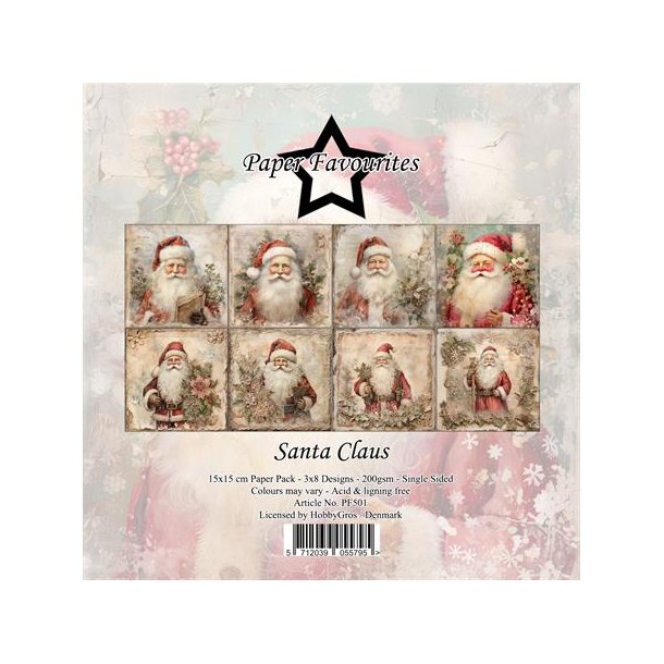 Paper Favourites Paper Pack 15x15 "Santa Claus" PF501