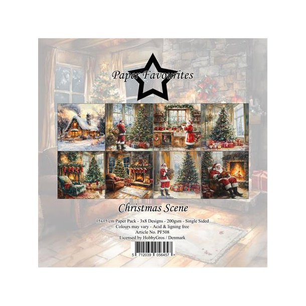 Paper Favourites Paper Pack "Christmas Scene" PF508