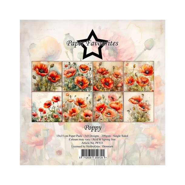 Paper Favourites Paper Pack "Poppy" PF533