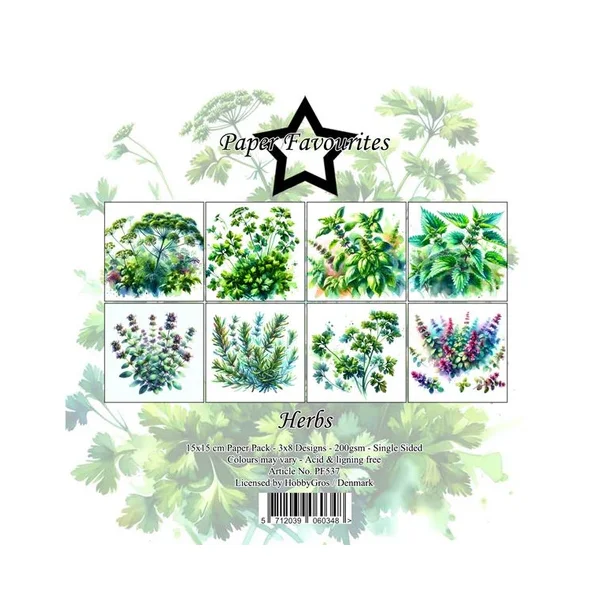 Paper Favourites Paper Pack "Herbs" PF537