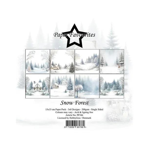Paper Favourites Paper Pack "Snow Forest" PF546