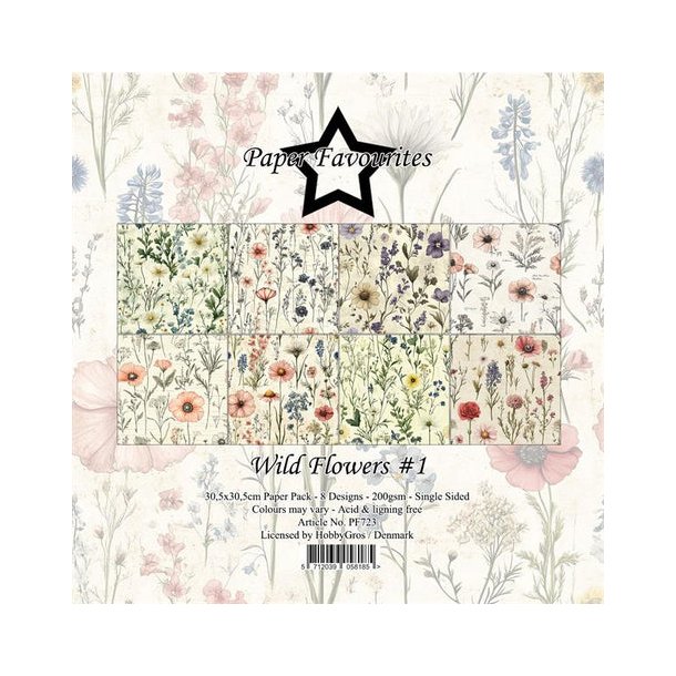  Paper Favourites Paper Pack "Wild Flower" PF723