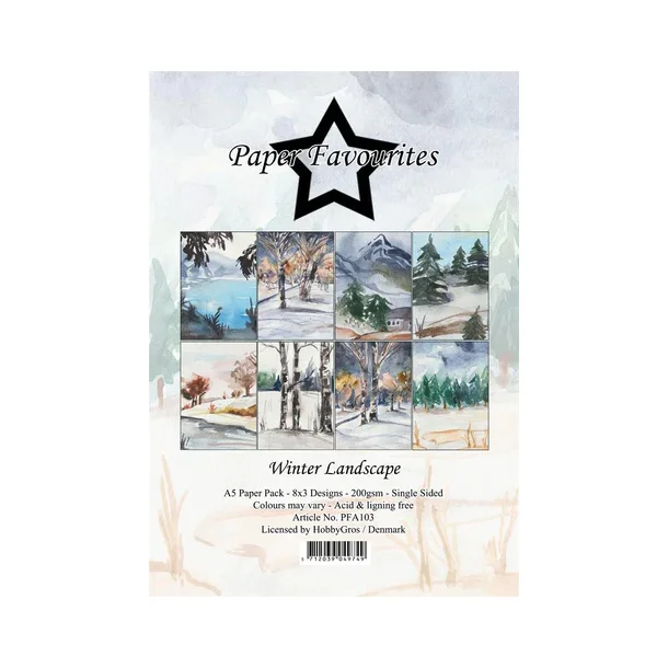 Paper Favourites Paper Pack "Winter Landscape" PFA103