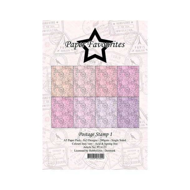 Paper Favourites Paper Pack "Postage Stamp 1" PFA123