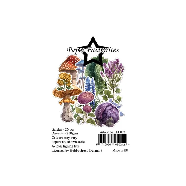 Paper Favourites Die-Cuts "Garden"  PFD012