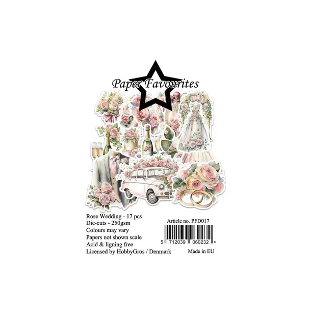 Paper Favourites Die-Cuts "Rose Wedding" PFD017