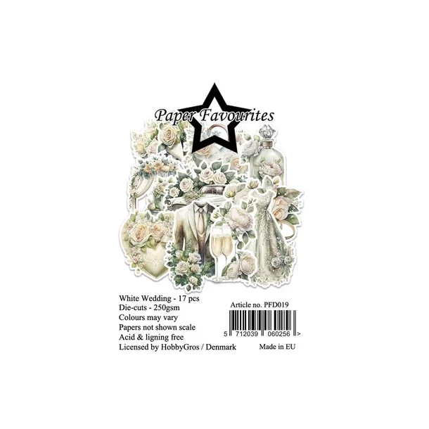 Paper Favourites Die-Cuts "White Wedding" PFD019