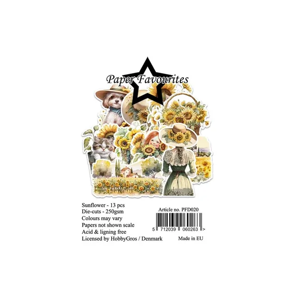  Paper Favourites Die-Cuts "Sunflower" PFD020