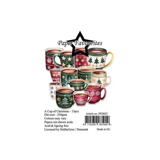 Paper Favourites Die-Cuts "A Cup of Christmas" PFD025