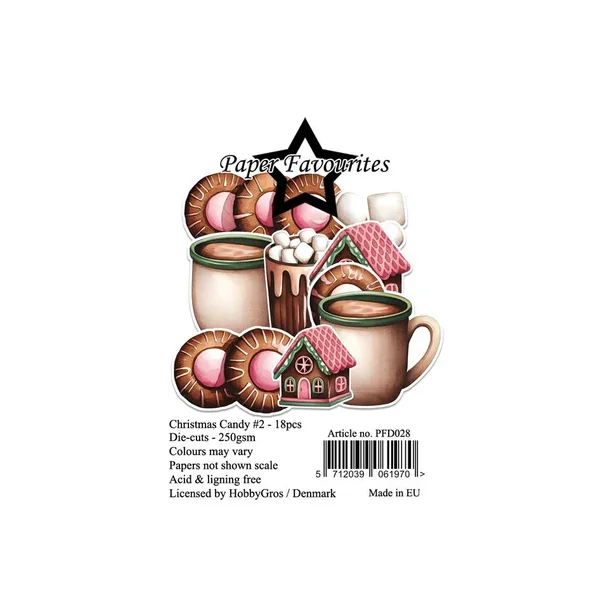 Paper Favourites Die-Cuts "Christmas Candy #2" PFD028