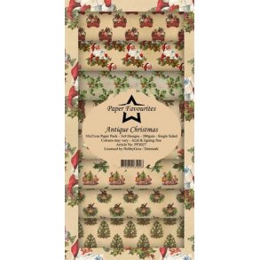 Paper Favourites Slim Card - PFS027 - Antique Christmas